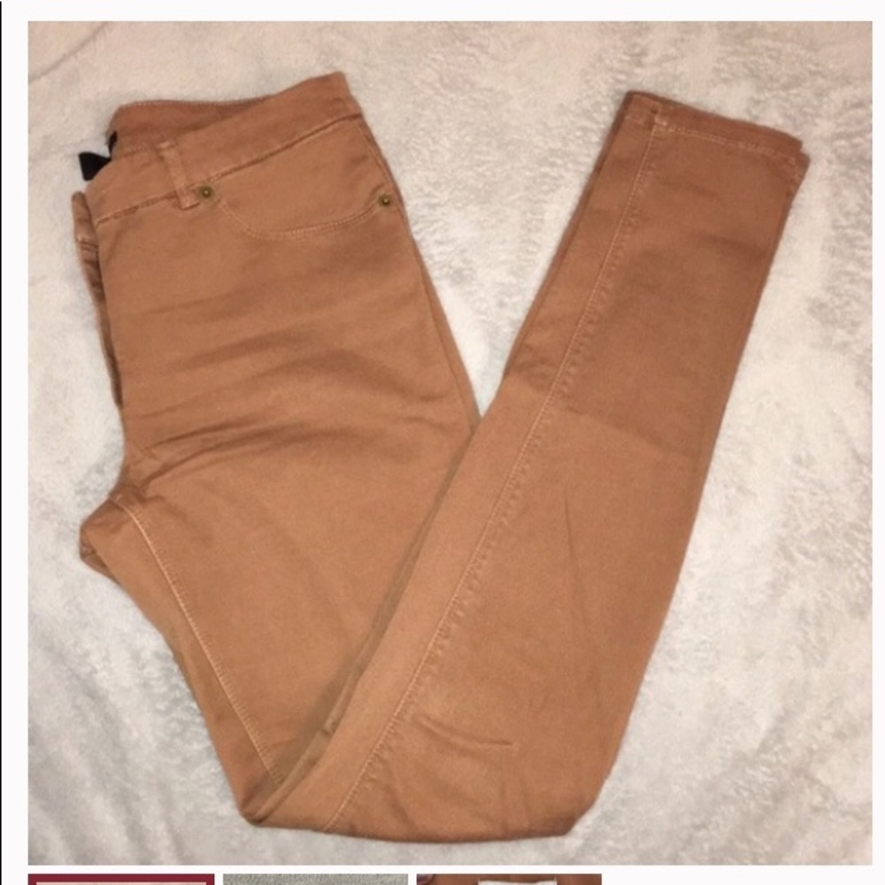 H&M caramel colored jeggings